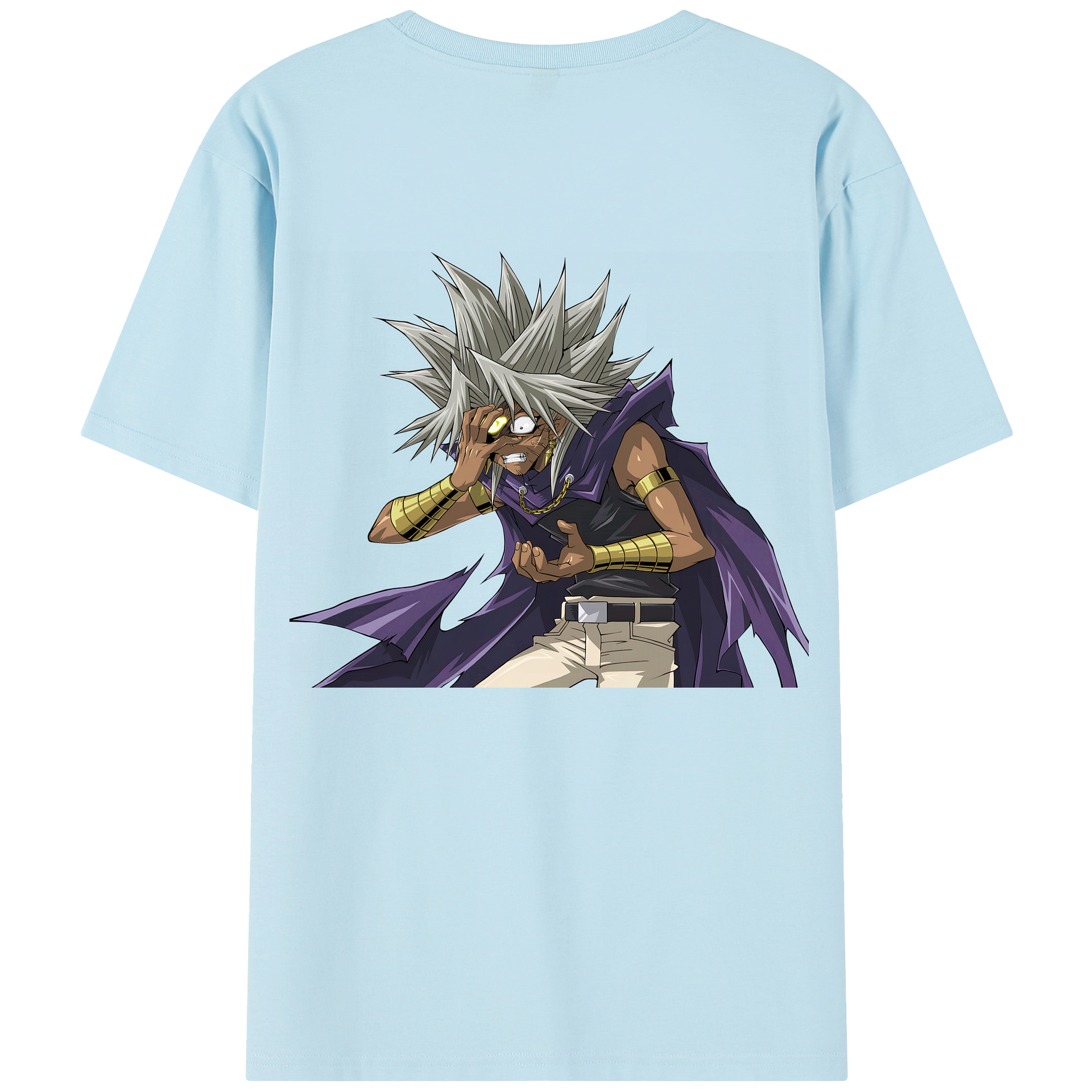（画像用） 遊☆戯☆王 Yu-Gi-Oh! 綿100％半袖Tシャツ（背面プリント）